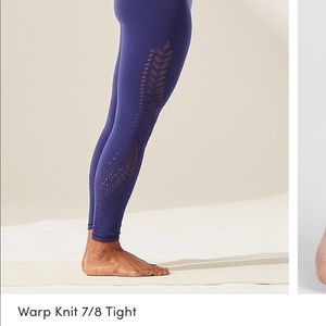 Athleta poseidon blue leggings XS